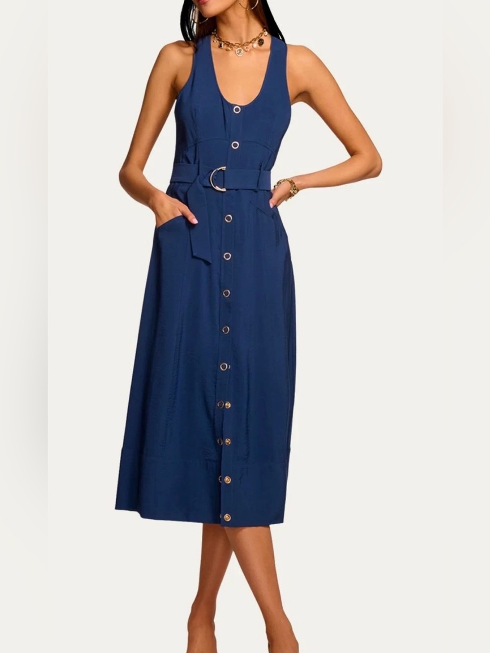 Ramy Brook Nomi Belted Dress